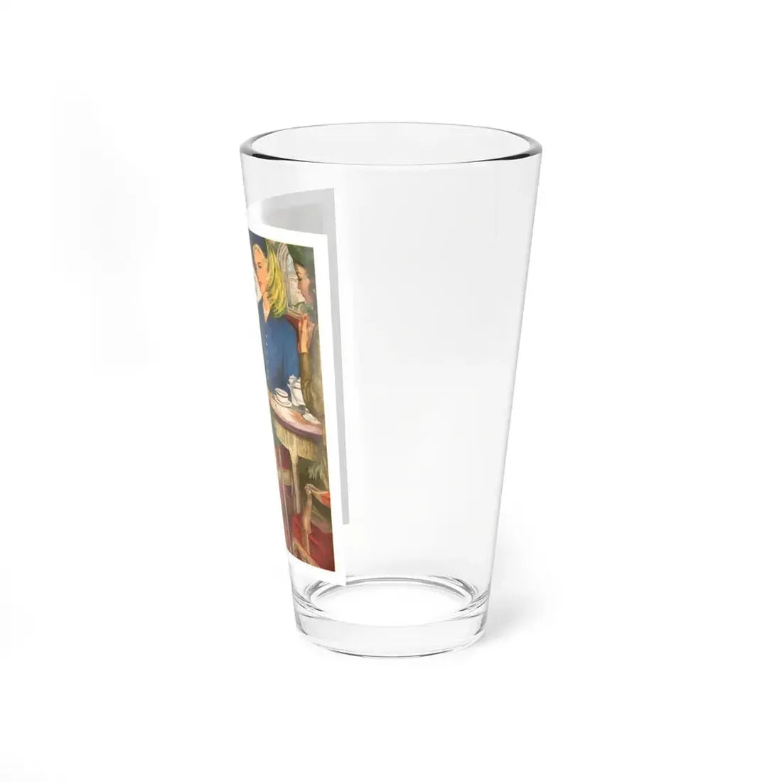 Nolde Nylons advertisement, 1948 (Magazine Illustration) Pint Glass 16oz - Go Mug Yourself