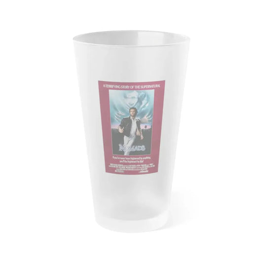NOMADS 1986 Movie Poster - Frosted Pint Glass 16oz 16oz Frosted - Go Mug Yourself