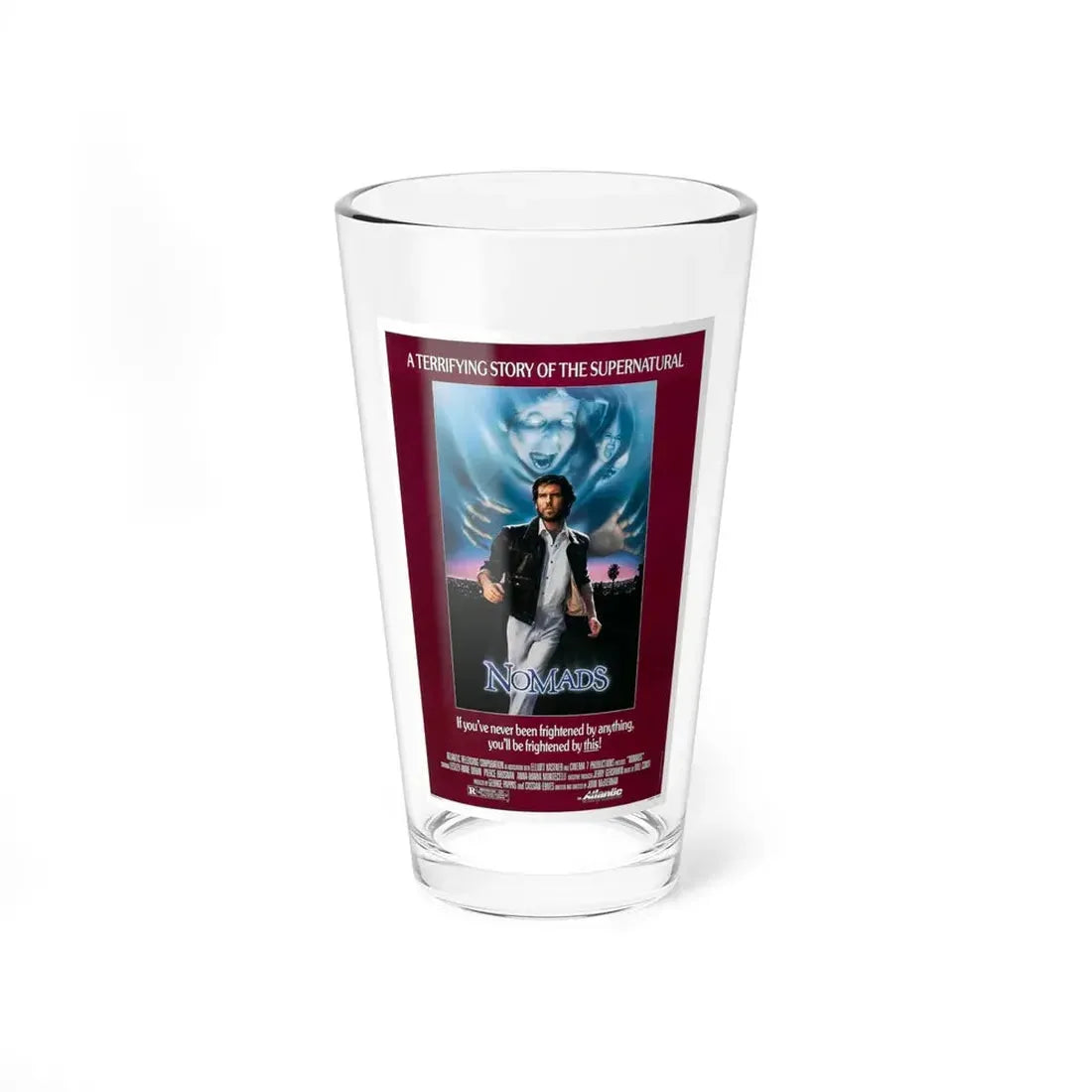 NOMADS 1986 Movie Poster - Pint Glass 16oz 16oz - Go Mug Yourself