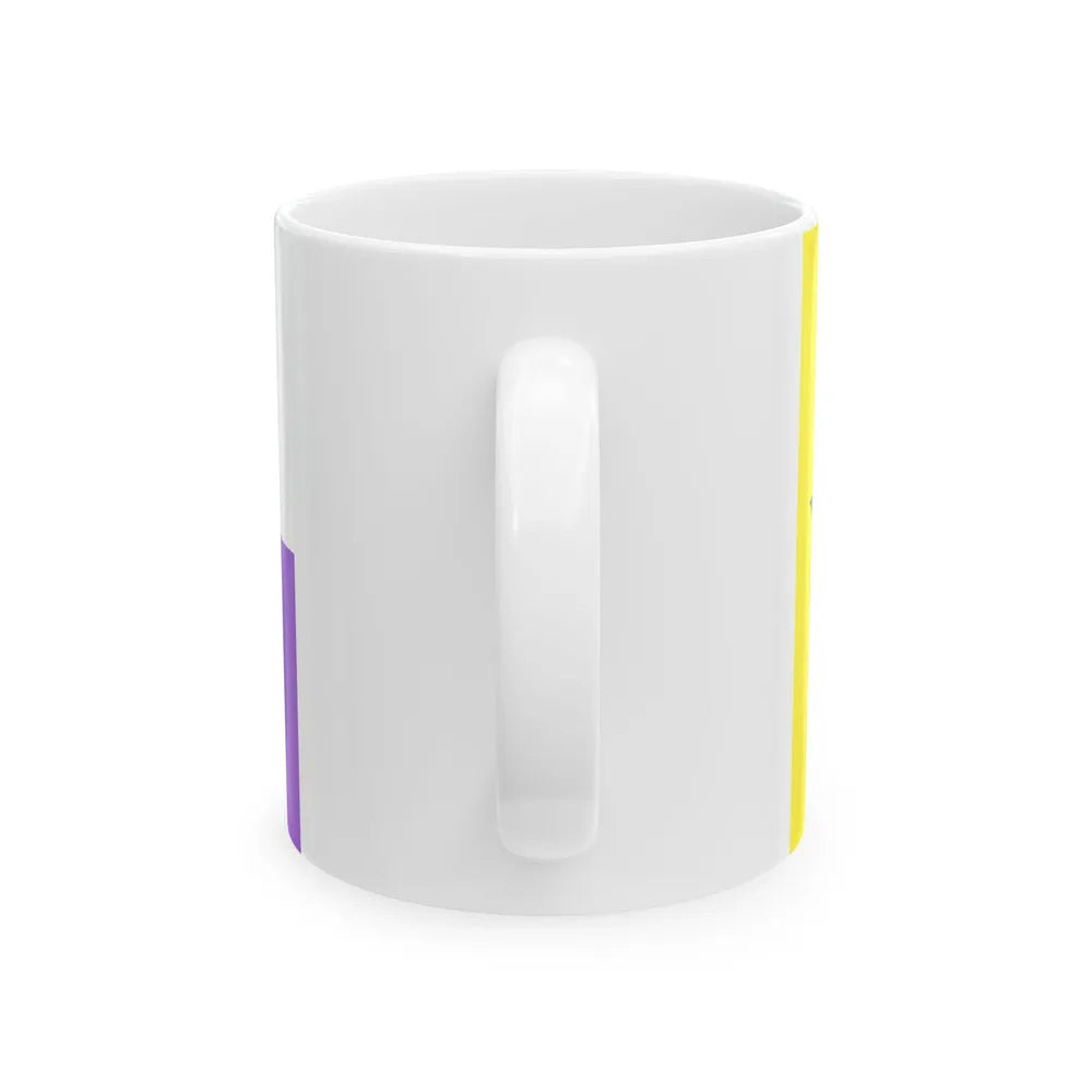 Nonbinary Texas flag (United States) White Coffee Mug - Go Mug Yourself