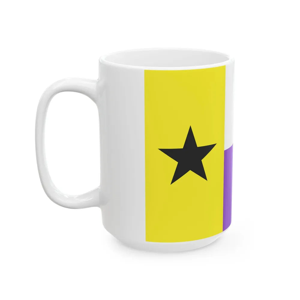 Nonbinary Texas flag (United States) White Coffee Mug - Go Mug Yourself