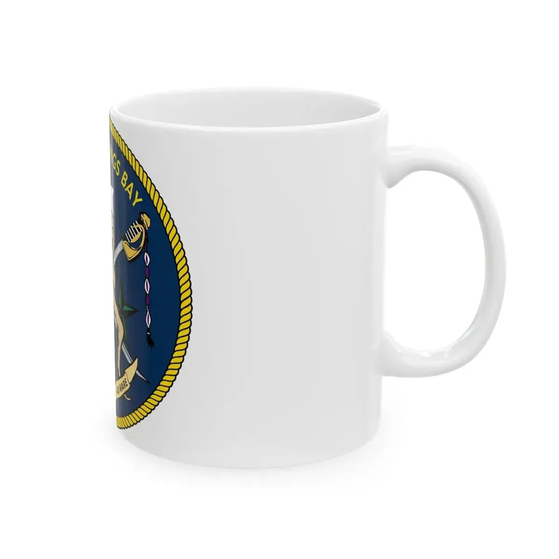 Norfolk Naval Shipyard Kings Bay Georgia Squids (U.S. Navy) White Coffee Mug - Go Mug Yourself