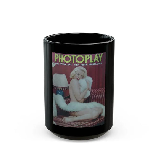 Norma Sykes #125 - Mag. Cover (Vintage Female Icon) Black Coffee Mug 15oz - Go Mug Yourself