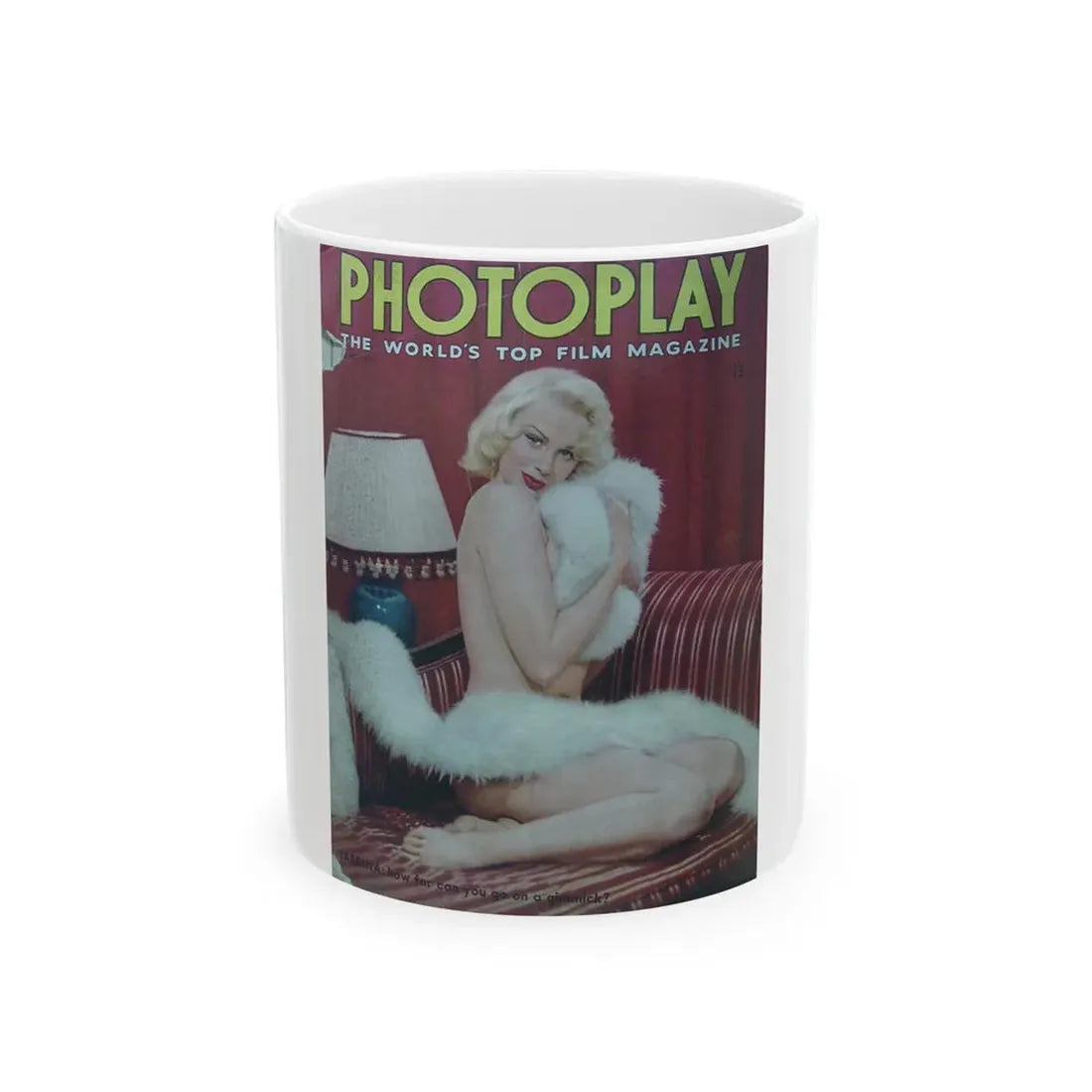 Norma Sykes #125 - Mag. Cover (Vintage Female Icon) White Coffee Mug 11oz - Go Mug Yourself