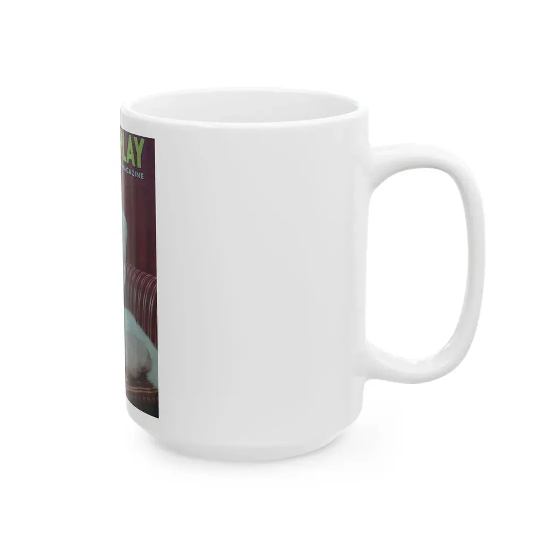 Norma Sykes #125 - Mag. Cover (Vintage Female Icon) White Coffee Mug - Go Mug Yourself