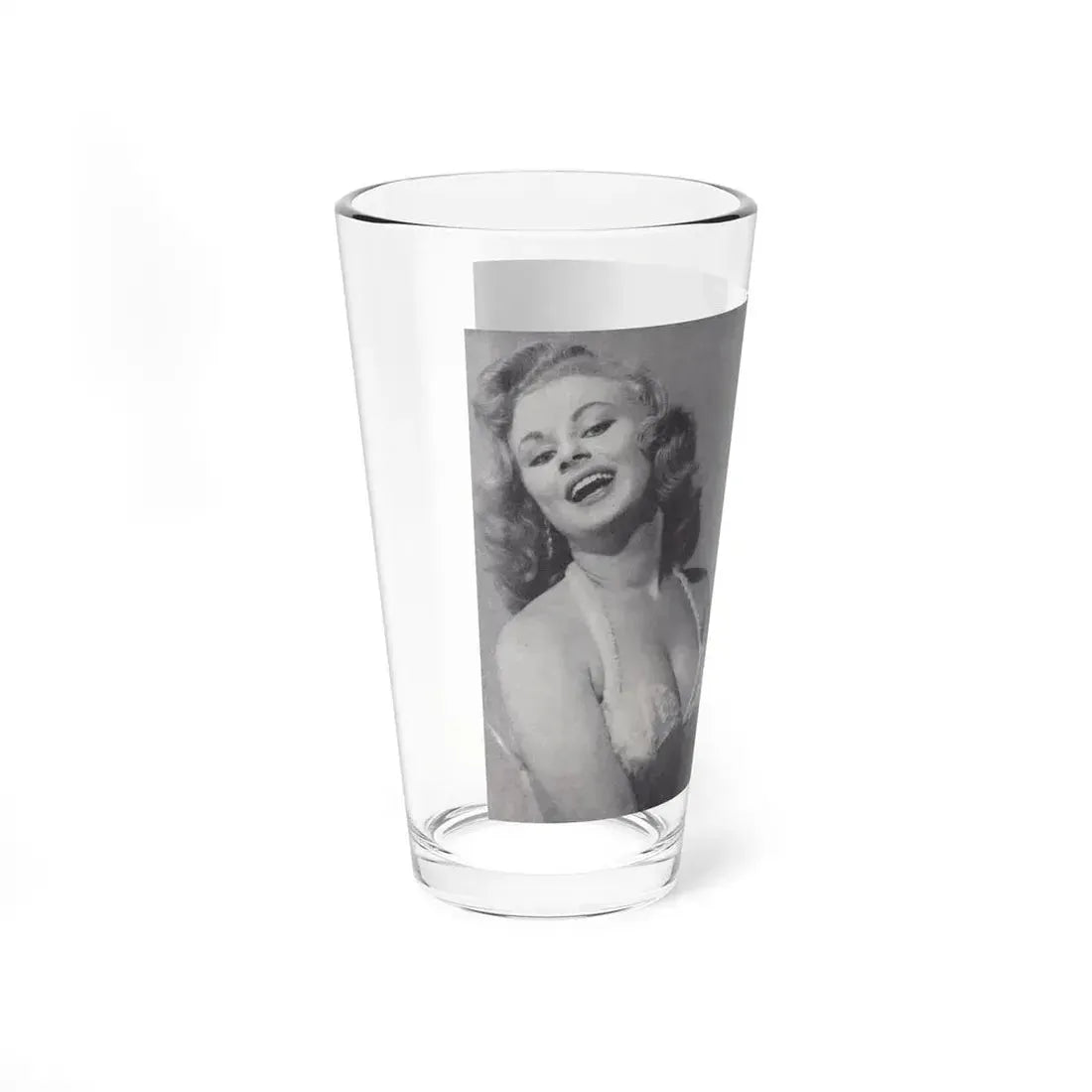 Norma Sykes #141 - 66 PHOTOGRAPHS OF Sabrina U.K. Pocket Mag. Pages 12 & 13 (Vintage Female Icon) Pint Glass 16oz - Go Mug Yourself