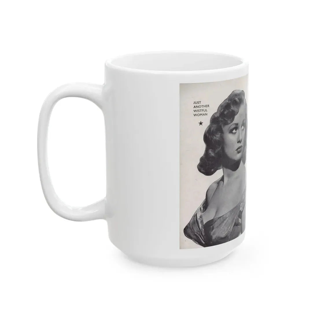 Norma Sykes #150 - 66 PHOTOGRAPHS OF Sabrina U.K. Pocket Mag. Pages 30 & 31 (Vintage Female Icon) White Coffee Mug - Go Mug Yourself