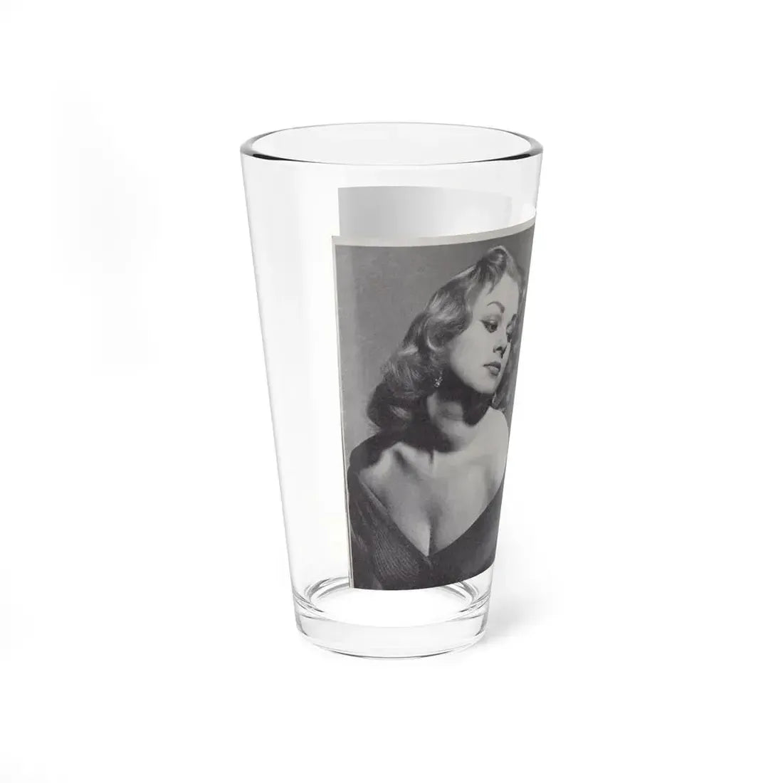 Norma Sykes #151 - 66 PHOTOGRAPHS OF Sabrina U.K. Pocket Mag. Pages 32 & 33 (Vintage Female Icon) Pint Glass 16oz - Go Mug Yourself