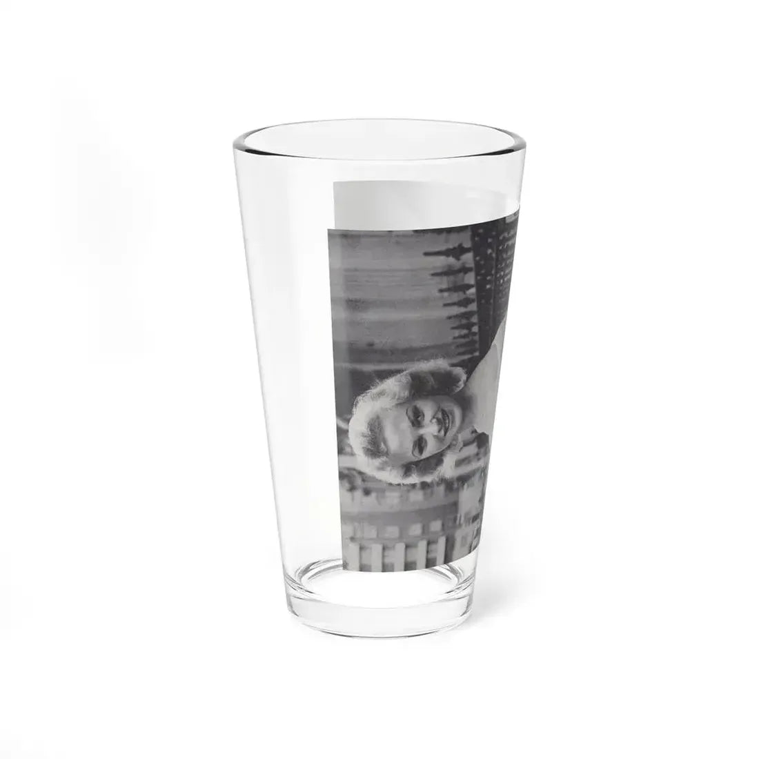 Norma Sykes #152 - 66 PHOTOGRAPHS OF Sabrina U.K. Pocket Mag. Pages 34 & 35 (Vintage Female Icon) Pint Glass 16oz - Go Mug Yourself