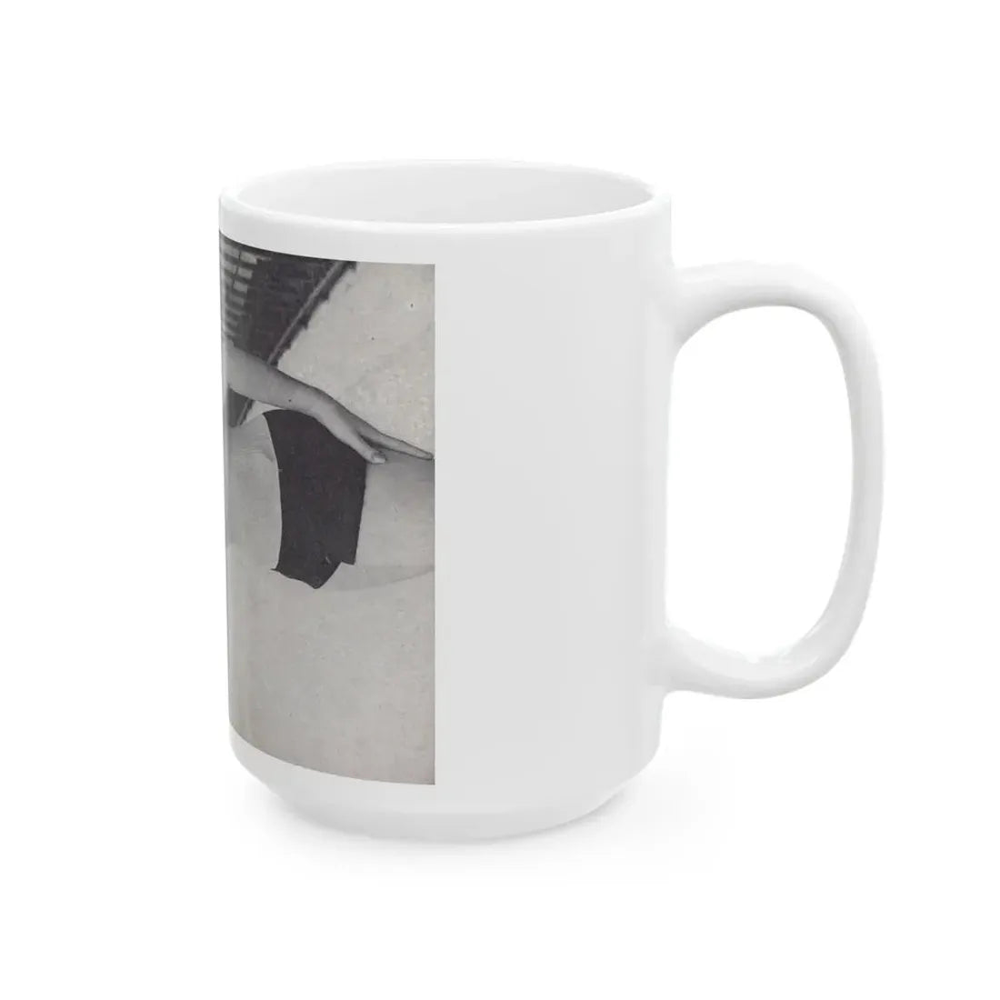 Norma Sykes #152 - 66 PHOTOGRAPHS OF Sabrina U.K. Pocket Mag. Pages 34 & 35 (Vintage Female Icon) White Coffee Mug - Go Mug Yourself