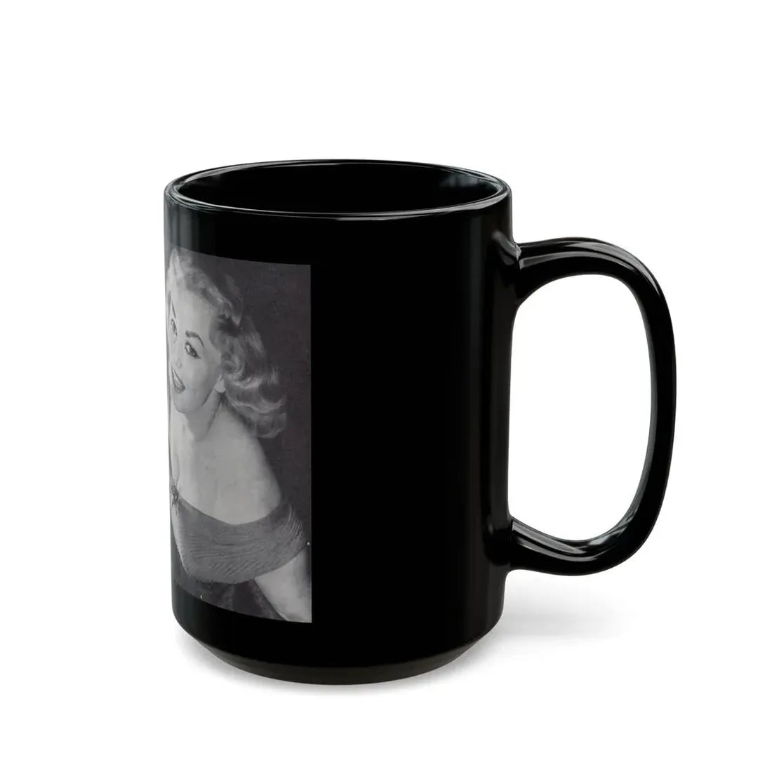 Norma Sykes #162 - 66 PHOTOGRAPHS OF Sabrina U.K. Pocket Mag. Pages 54 & 55 (Vintage Female Icon) Black Coffee Mug - Go Mug Yourself