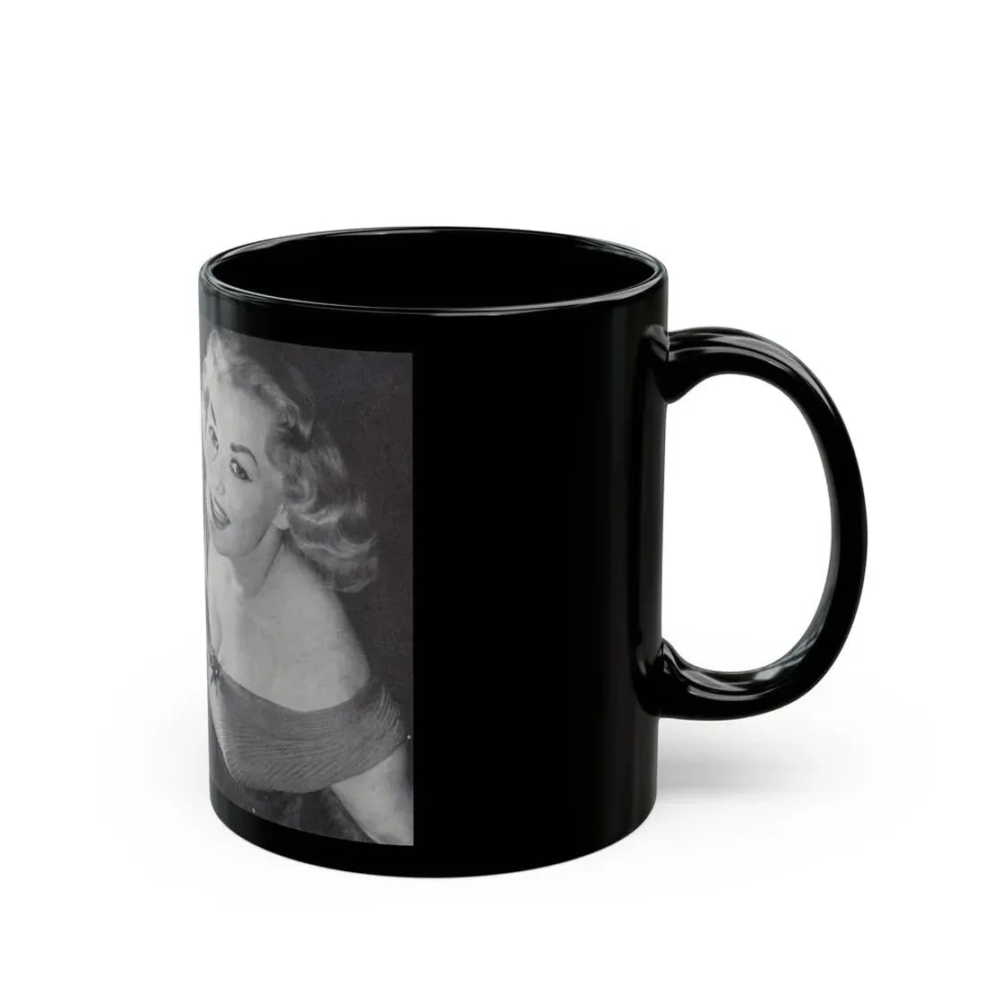 Norma Sykes #162 - 66 PHOTOGRAPHS OF Sabrina U.K. Pocket Mag. Pages 54 & 55 (Vintage Female Icon) Black Coffee Mug - Go Mug Yourself