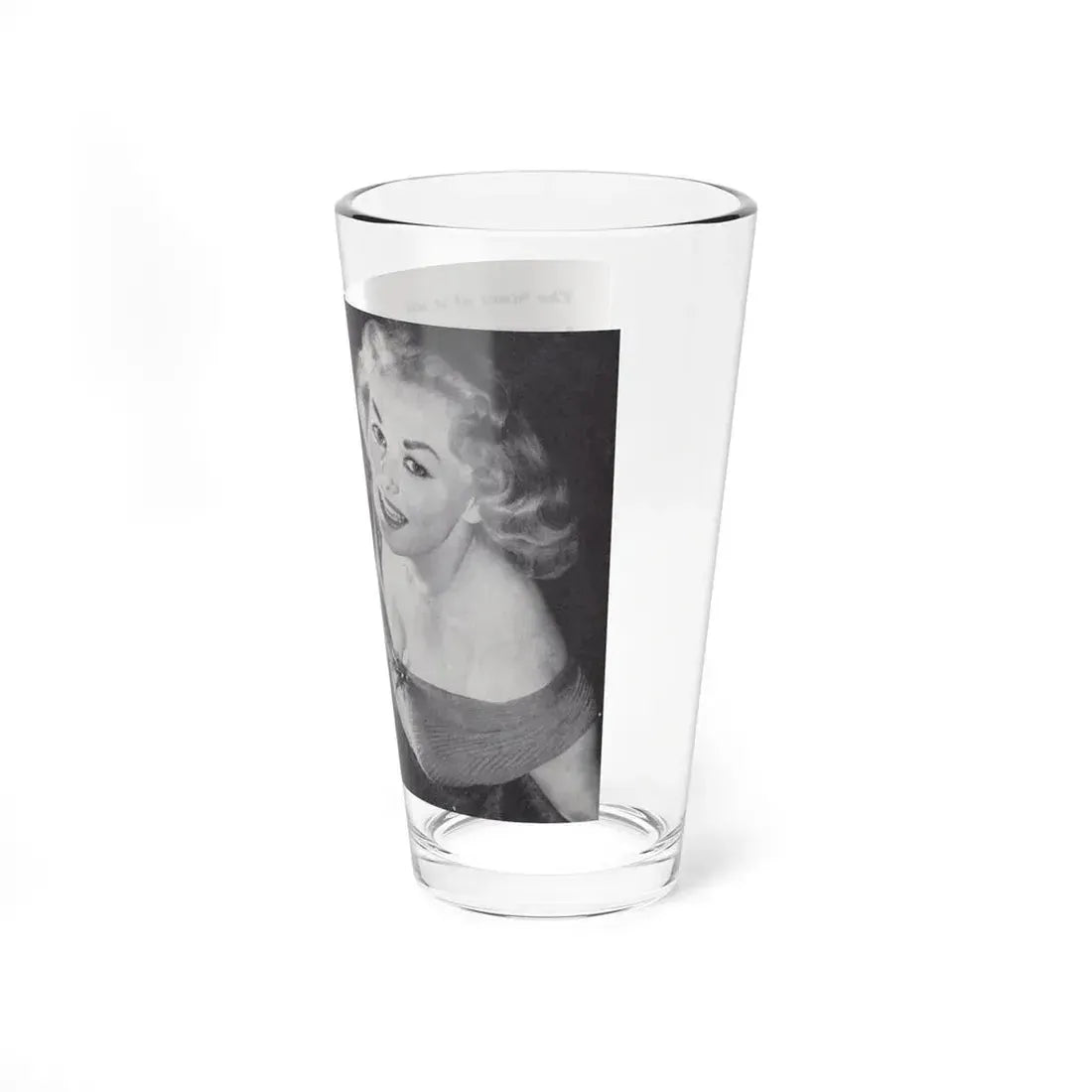 Norma Sykes #162 - 66 PHOTOGRAPHS OF Sabrina U.K. Pocket Mag. Pages 54 & 55 (Vintage Female Icon) Pint Glass 16oz - Go Mug Yourself