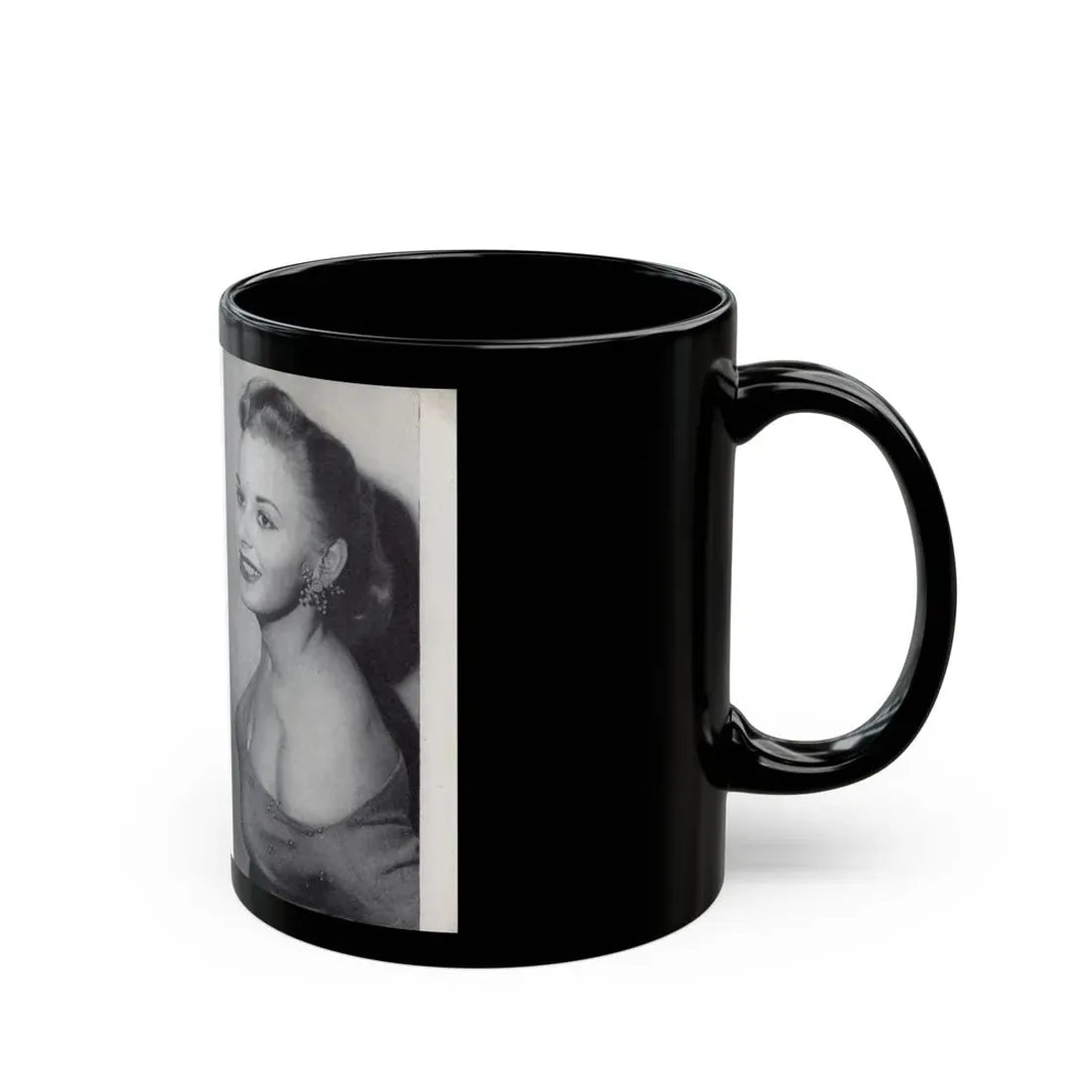 Norma Sykes #166 - 66 PHOTOGRAPHS OF Sabrina U.K. Pocket Mag. Pages 62 & 63 (Vintage Female Icon) Black Coffee Mug - Go Mug Yourself
