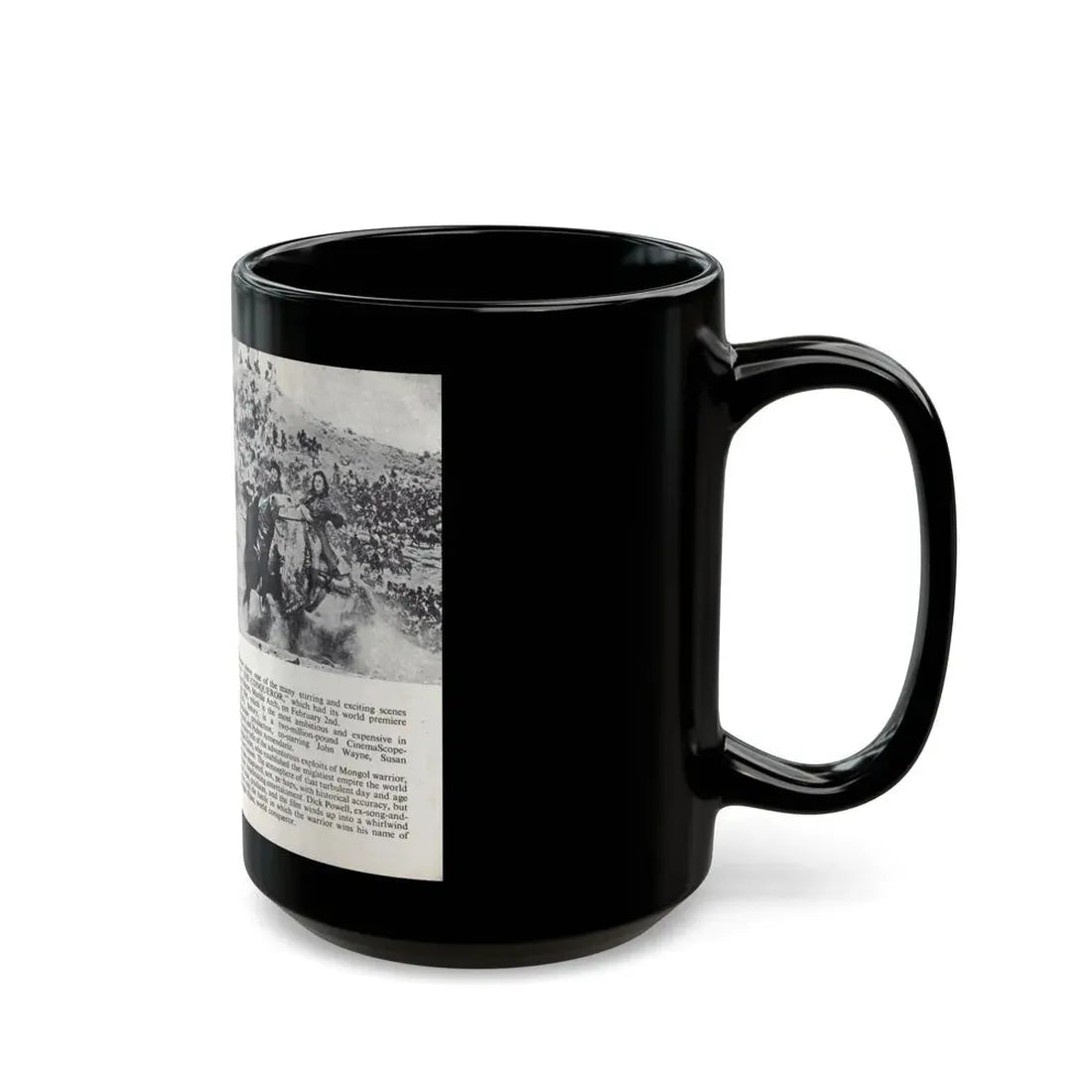 Norma Sykes #167 - 66 PHOTOGRAPHS OF Sabrina U.K. Pocket Mag. Pages 64 & 65 (Vintage Female Icon) Black Coffee Mug - Go Mug Yourself