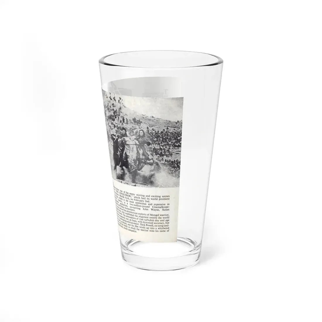 Norma Sykes #167 - 66 PHOTOGRAPHS OF Sabrina U.K. Pocket Mag. Pages 64 & 65 (Vintage Female Icon) Pint Glass 16oz - Go Mug Yourself