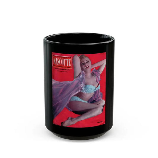 Norma Sykes #172 - Mag. Cover (Vintage Female Icon) Black Coffee Mug 15oz - Go Mug Yourself