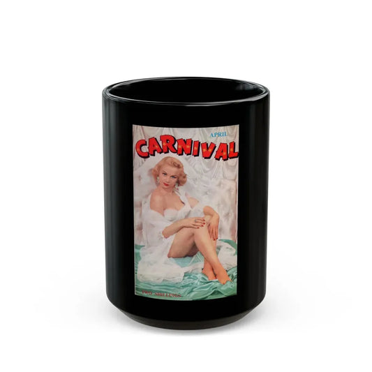 Norma Sykes #177 - Mag. Cover '56 (Vintage Female Icon) Black Coffee Mug 15oz - Go Mug Yourself