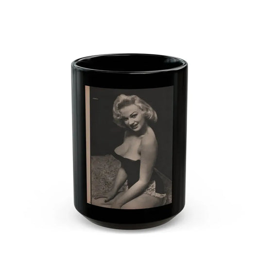 Norma Sykes #183 - (Vintage Female Icon) Black Coffee Mug 15oz - Go Mug Yourself