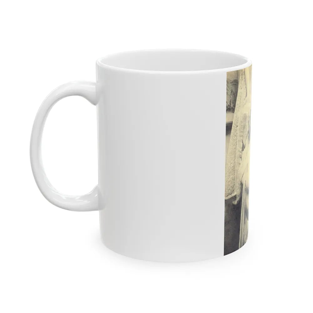 Norma Sykes #62 (Vintage Female Icon) White Coffee Mug-Go Mug Yourself