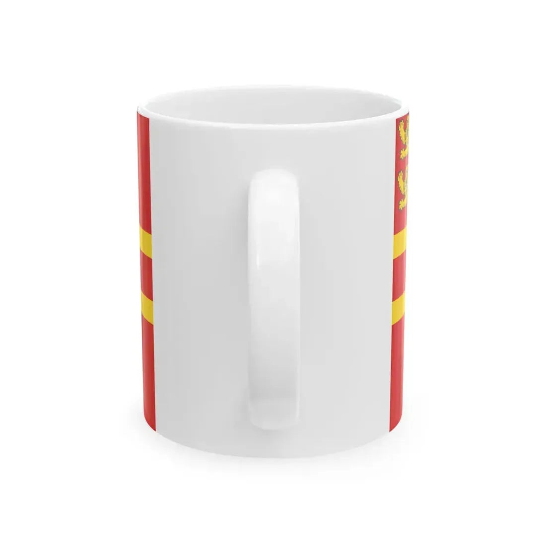 Normandy flag falaise (France) White Coffee Mug - Go Mug Yourself