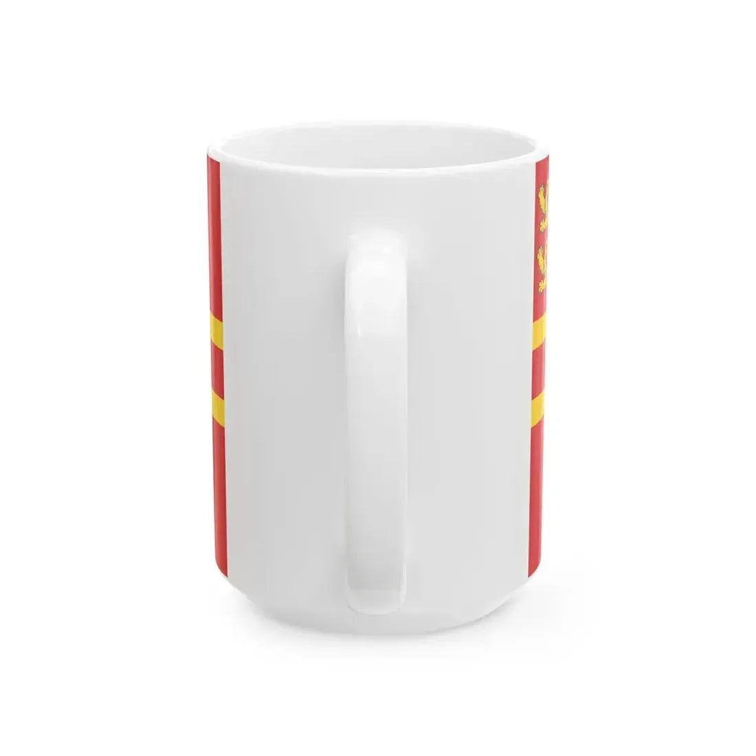 Normandy flag falaise (France) White Coffee Mug - Go Mug Yourself