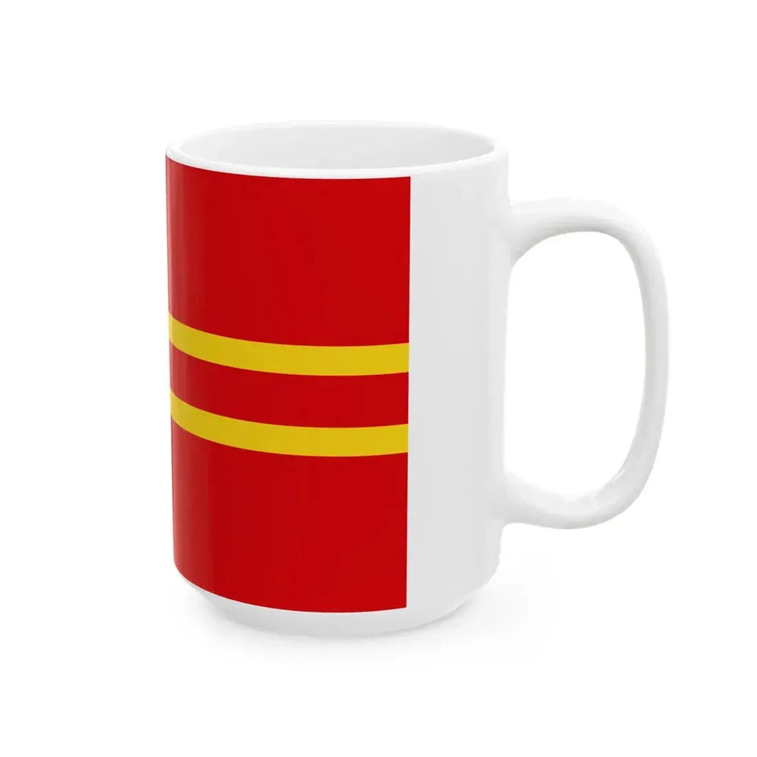 Normandy flag falaise (France) White Coffee Mug - Go Mug Yourself