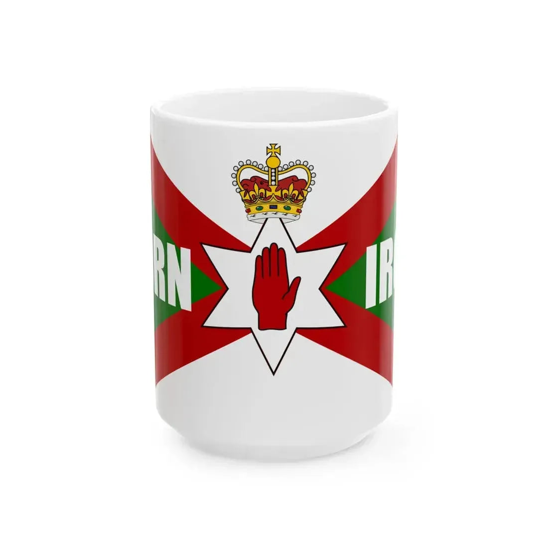 Norn Iron football flag (Ireland) White Coffee Mug 15oz - Go Mug Yourself