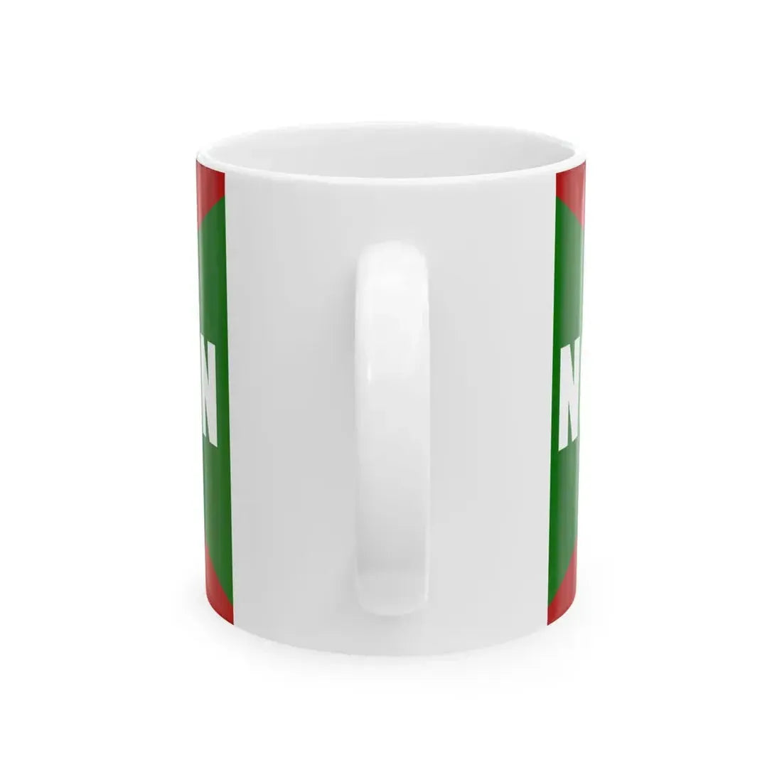 Norn Iron football flag (Ireland) White Coffee Mug - Go Mug Yourself