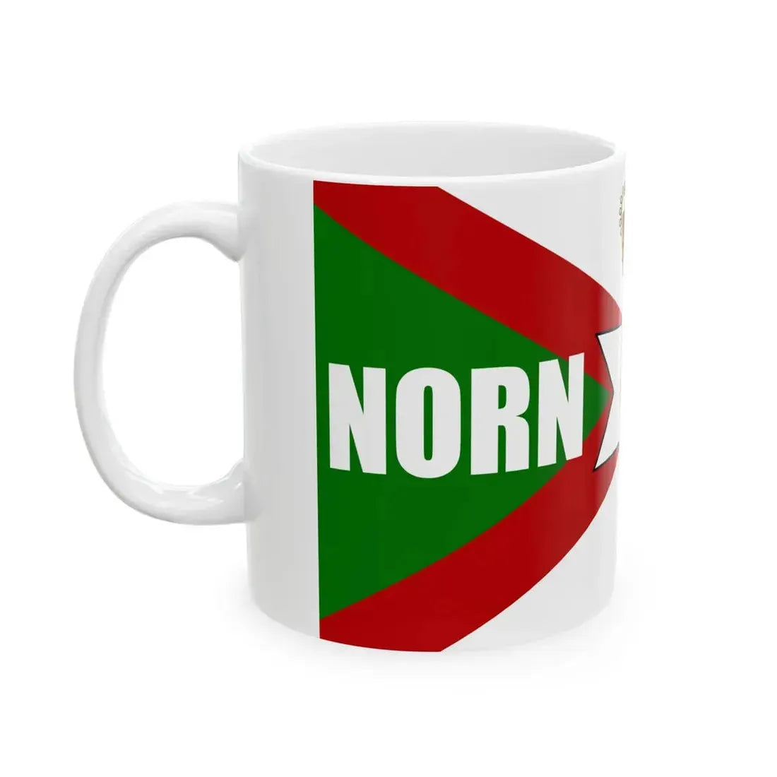 Norn Iron football flag (Ireland) White Coffee Mug - Go Mug Yourself