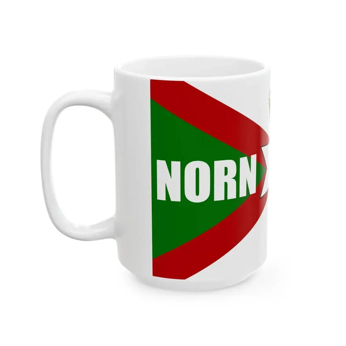 Norn Iron football flag (Ireland) White Coffee Mug - Go Mug Yourself