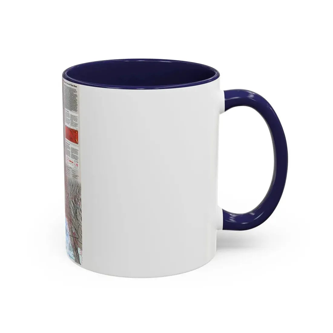 North Amerca - Living on the Edge (1995) (Map) Accent Coffee Mug - Go Mug Yourself