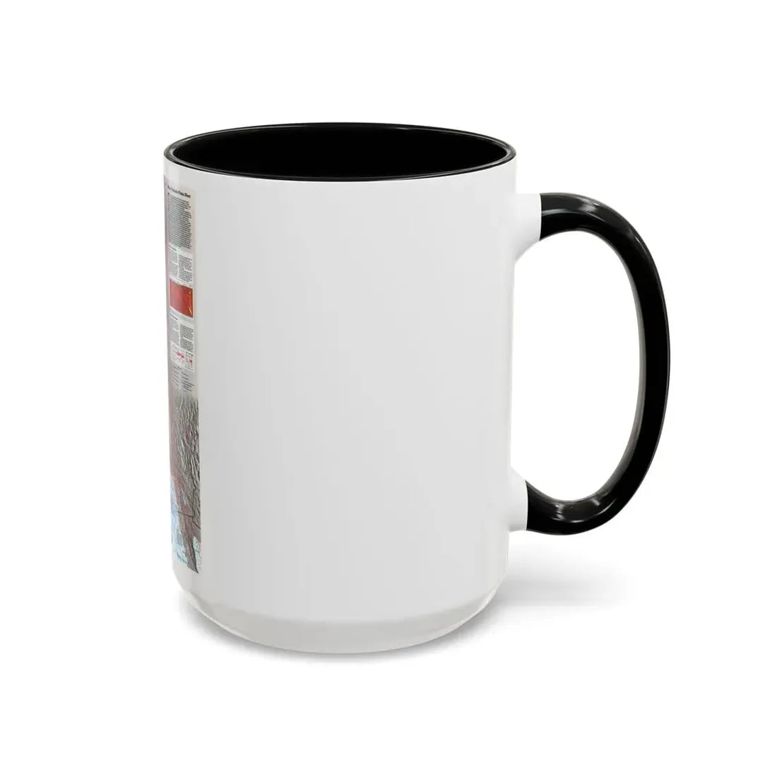 North Amerca - Living on the Edge (1995) (Map) Accent Coffee Mug - Go Mug Yourself