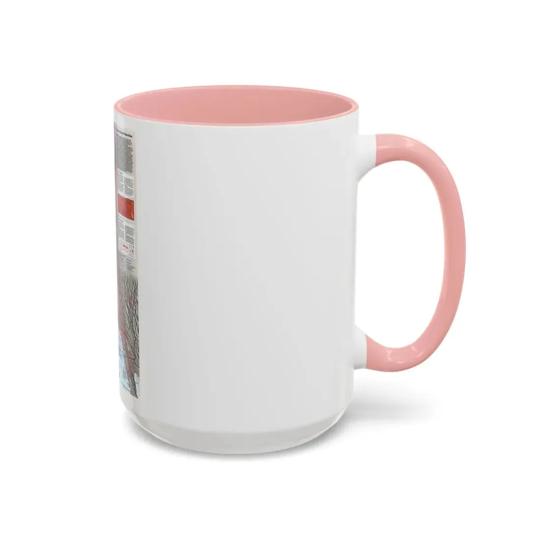 North Amerca - Living on the Edge (1995) (Map) Accent Coffee Mug - Go Mug Yourself