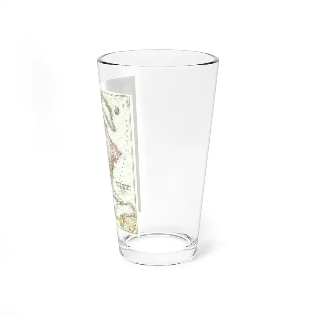 North America (1952) (Map) Pint Glass 16oz - Go Mug Yourself