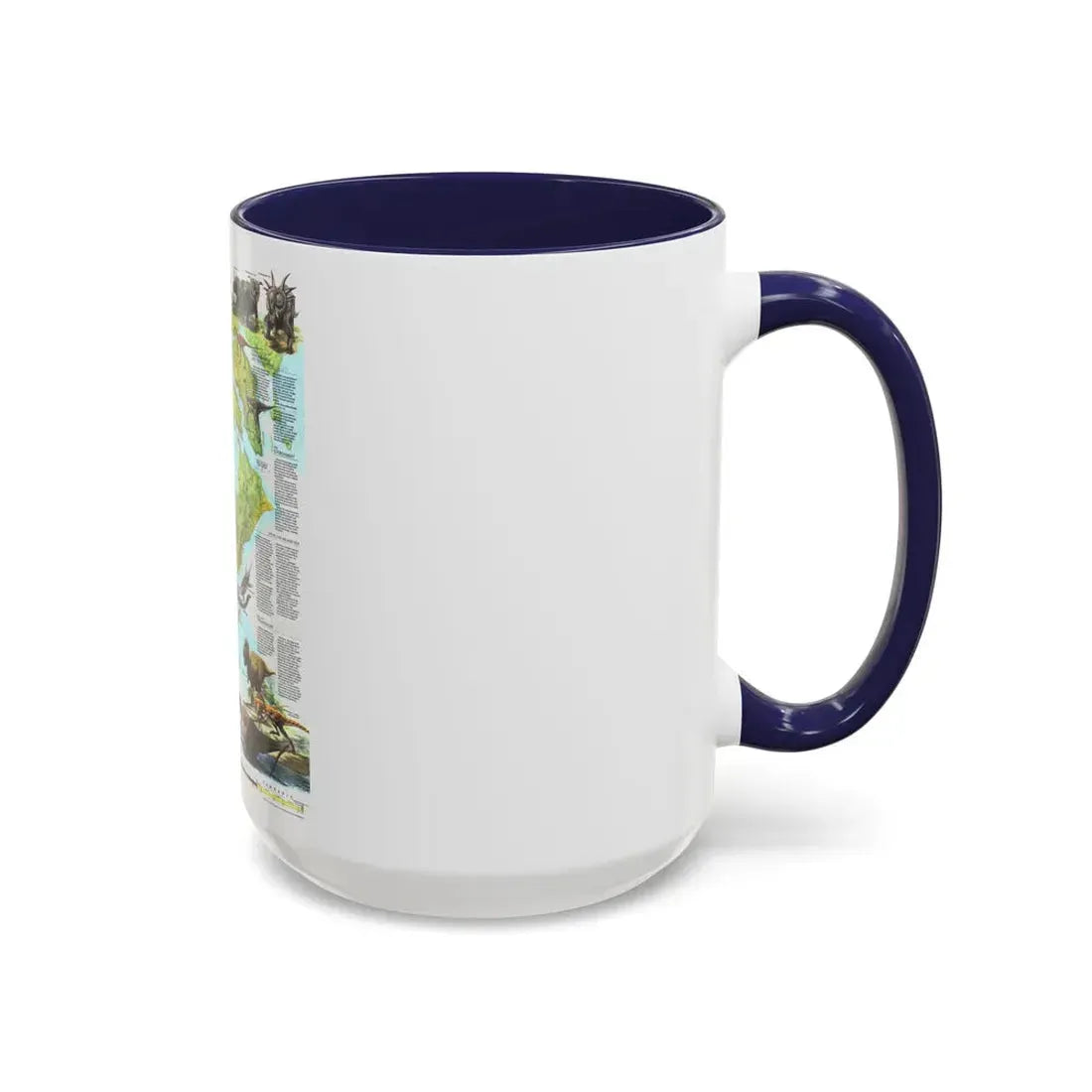 North America - Age of Dinosaurs (1993) (Map) Accent Coffee Mug - Go Mug Yourself