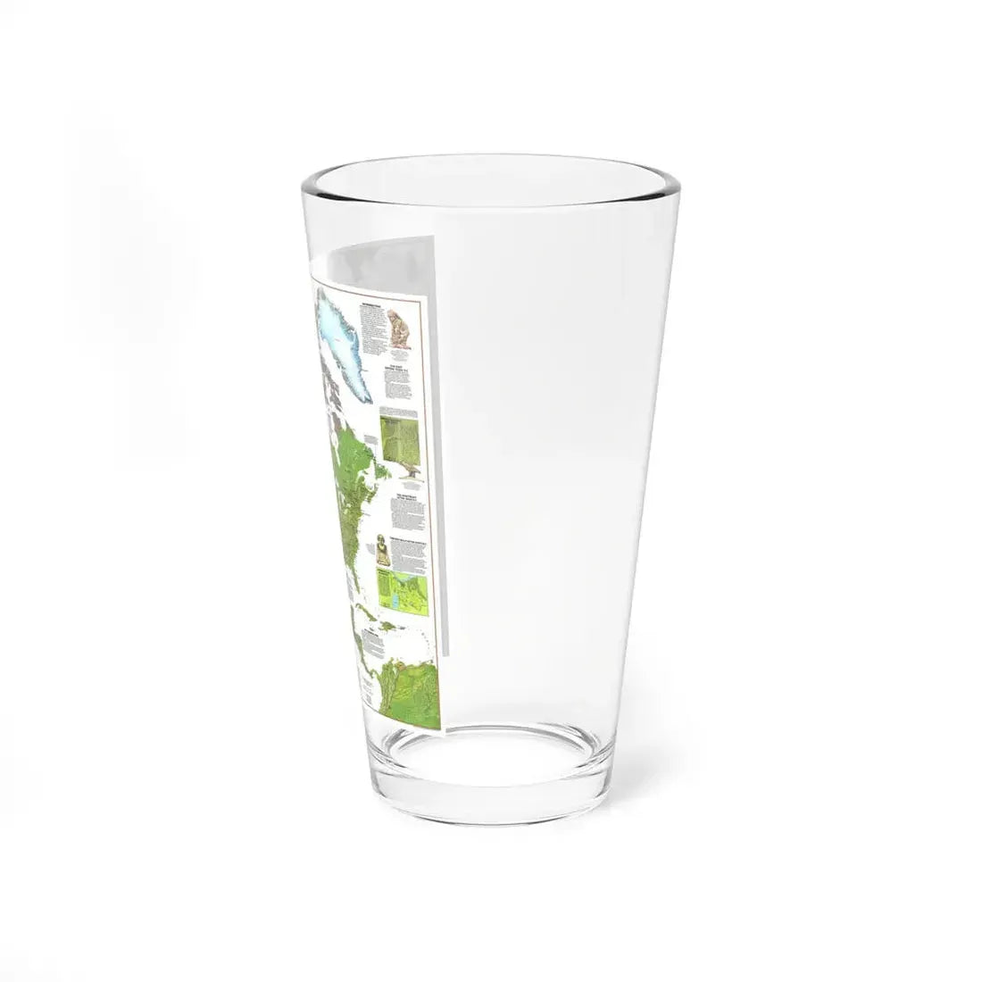 North America - Before Columbus (1972) (Map) Pint Glass 16oz - Go Mug Yourself