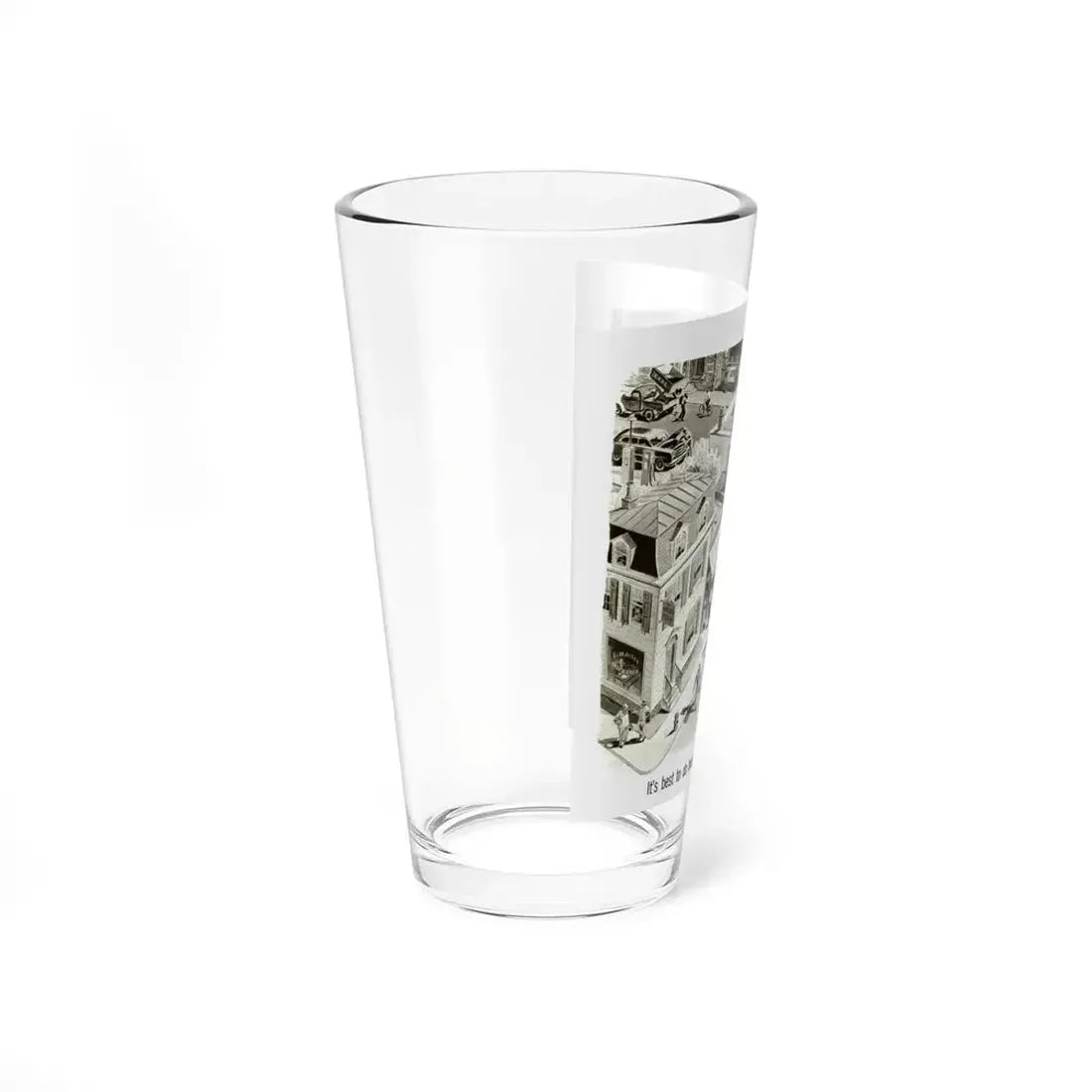 North America Companies ad, Collier's, September 13, 1952 (Magazine Illustration) Pint Glass 16oz - Go Mug Yourself