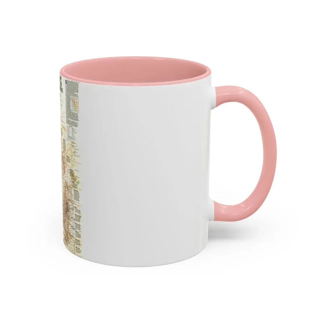 North America - Heart of the Rockies (1995) (Map) Accent Coffee Mug - Go Mug Yourself