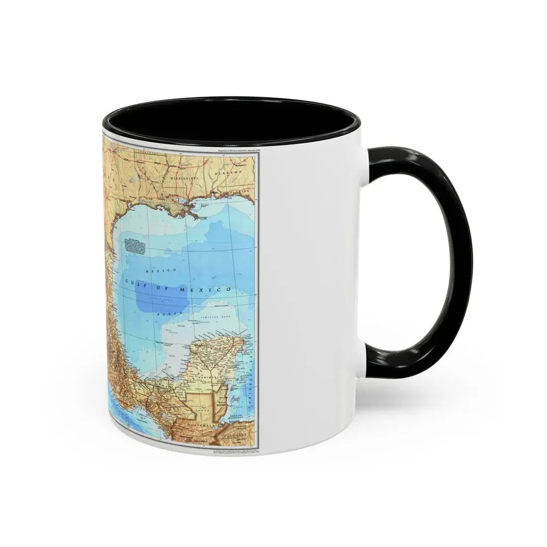 North America - Mexico (1994) (Map) Accent Coffee Mug - Go Mug Yourself