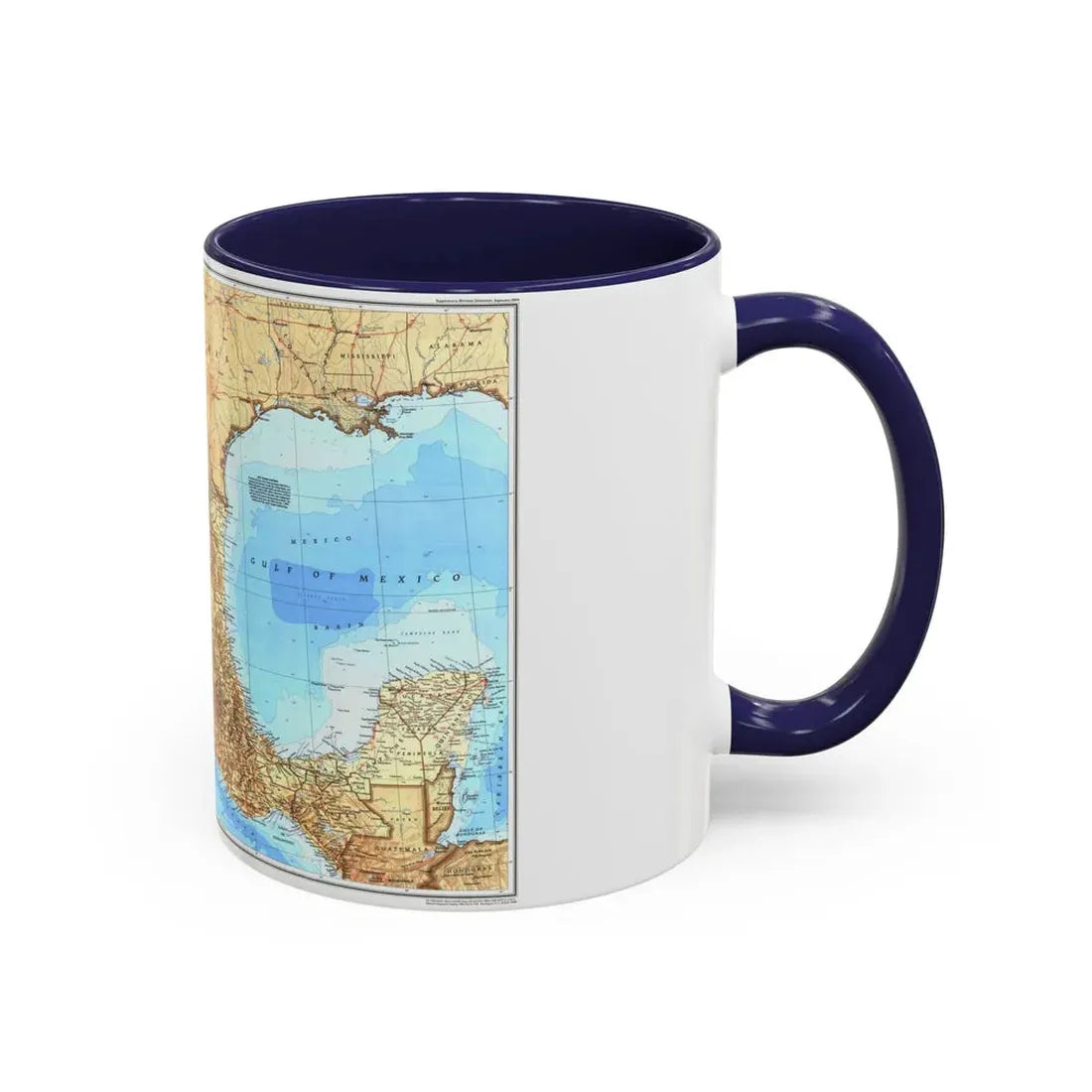 North America - Mexico (1994) (Map) Accent Coffee Mug - Go Mug Yourself