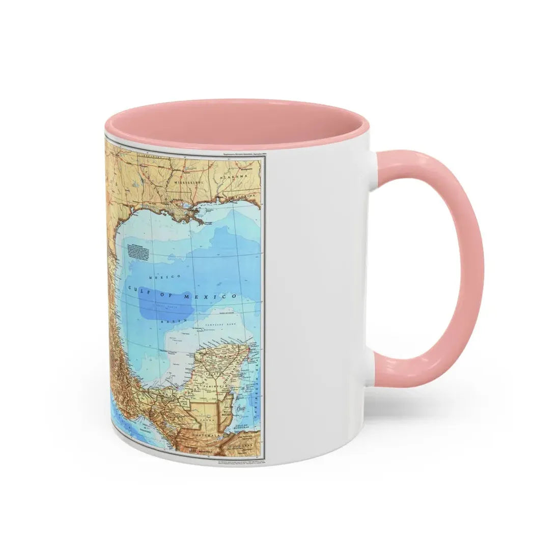 North America - Mexico (1994) (Map) Accent Coffee Mug - Go Mug Yourself