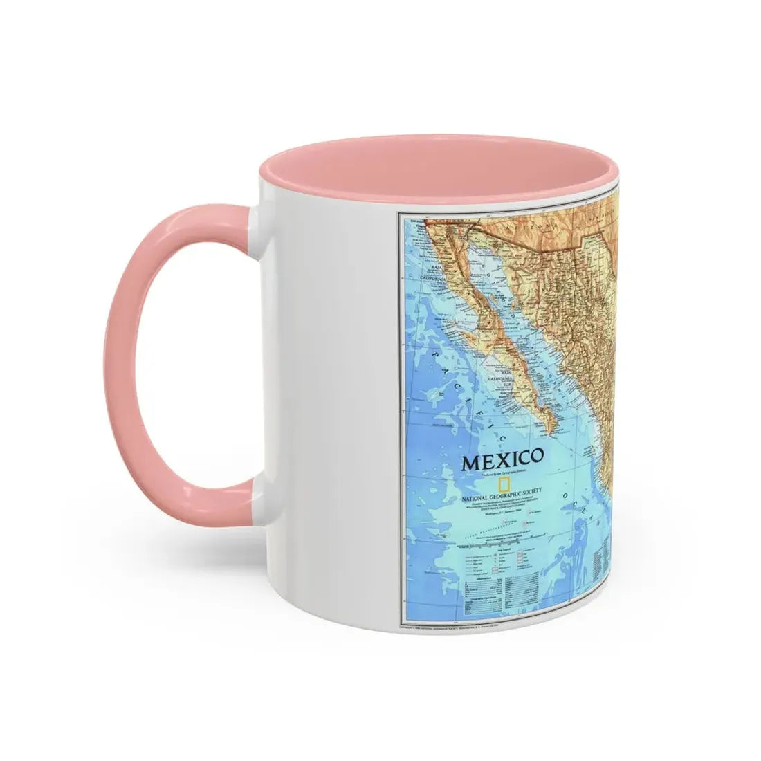 North America - Mexico (1994) (Map) Accent Coffee Mug - Go Mug Yourself