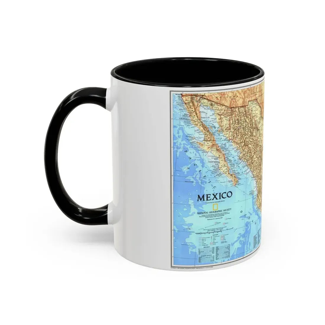 North America - Mexico (1994) (Map) Accent Coffee Mug - Go Mug Yourself