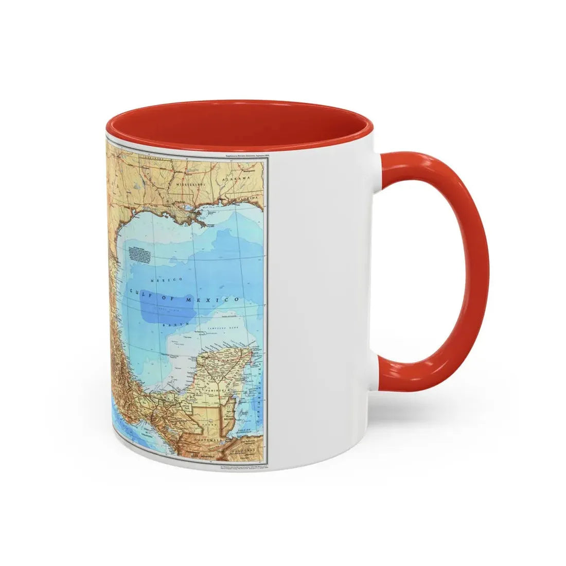 North America - Mexico (1994) (Map) Accent Coffee Mug - Go Mug Yourself