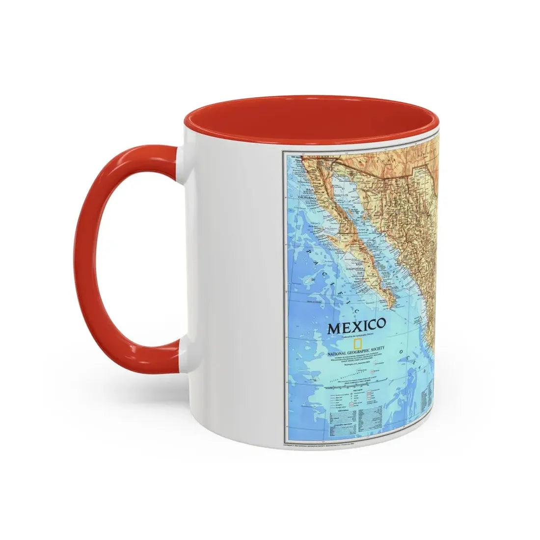 North America - Mexico (1994) (Map) Accent Coffee Mug - Go Mug Yourself