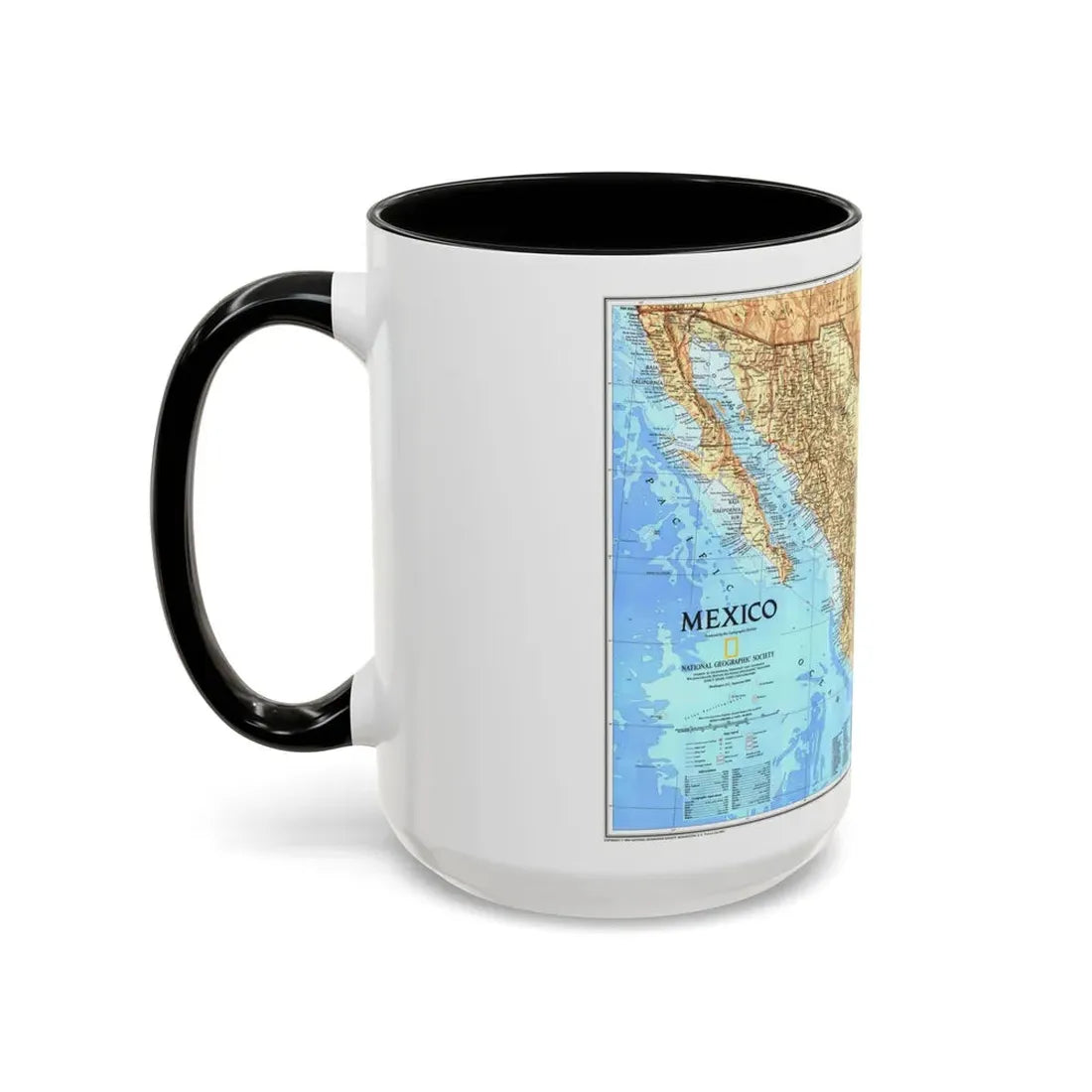 North America - Mexico (1994) (Map) Accent Coffee Mug - Go Mug Yourself