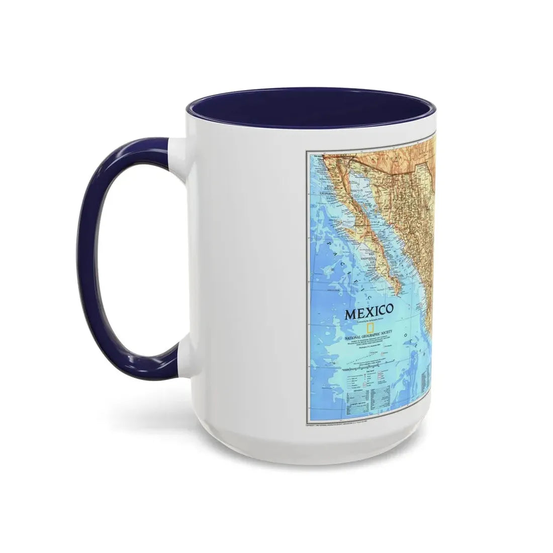 North America - Mexico (1994) (Map) Accent Coffee Mug - Go Mug Yourself