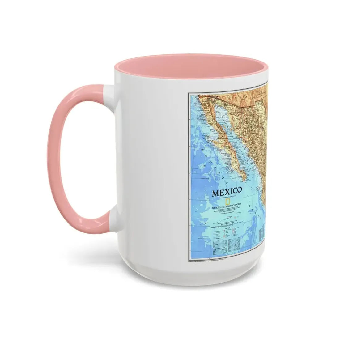 North America - Mexico (1994) (Map) Accent Coffee Mug - Go Mug Yourself
