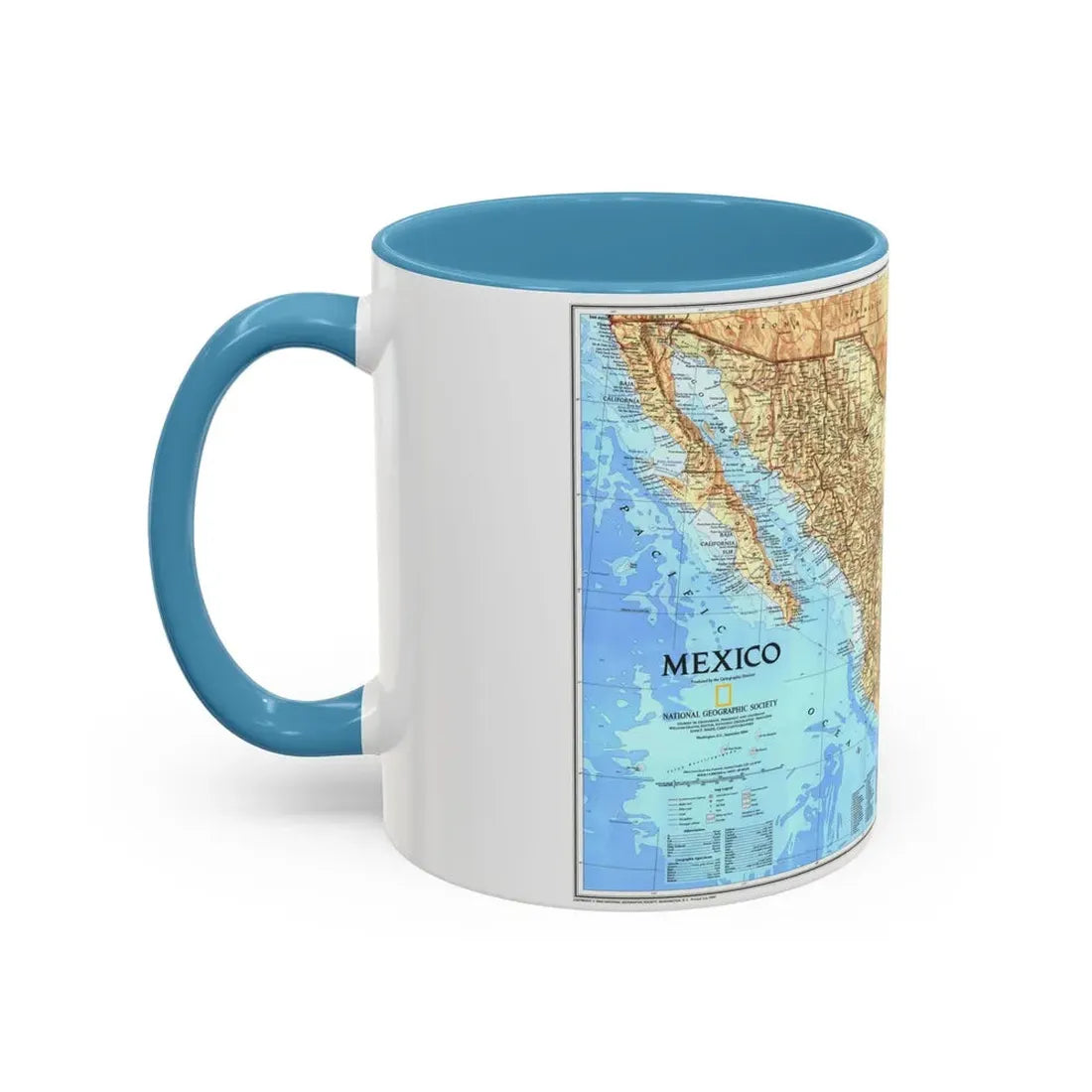 North America - Mexico (1994) (Map) Accent Coffee Mug - Go Mug Yourself